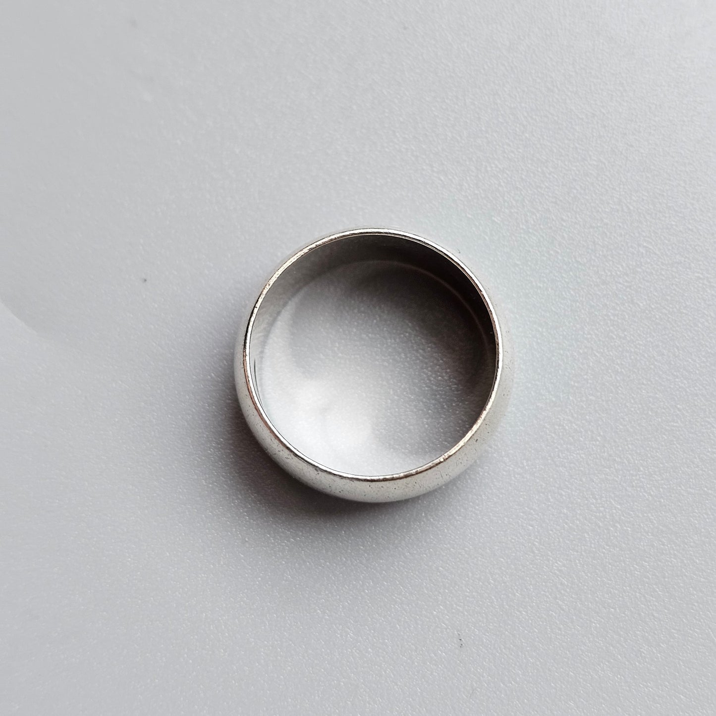 Vintage 1960s Sterling Silver Ring Band Hallmarked 1969