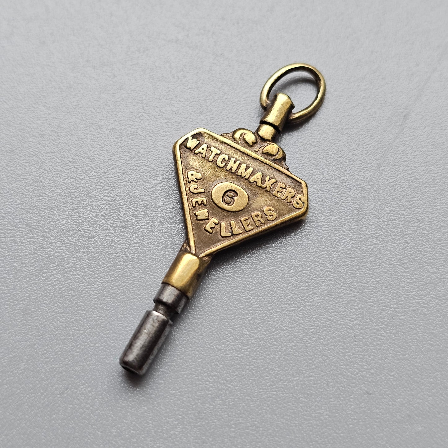 Ben J Harral Ltd Eldon Street Barnsley Watchmaker & Jeweller Antique Advertising Pocket Watch Key