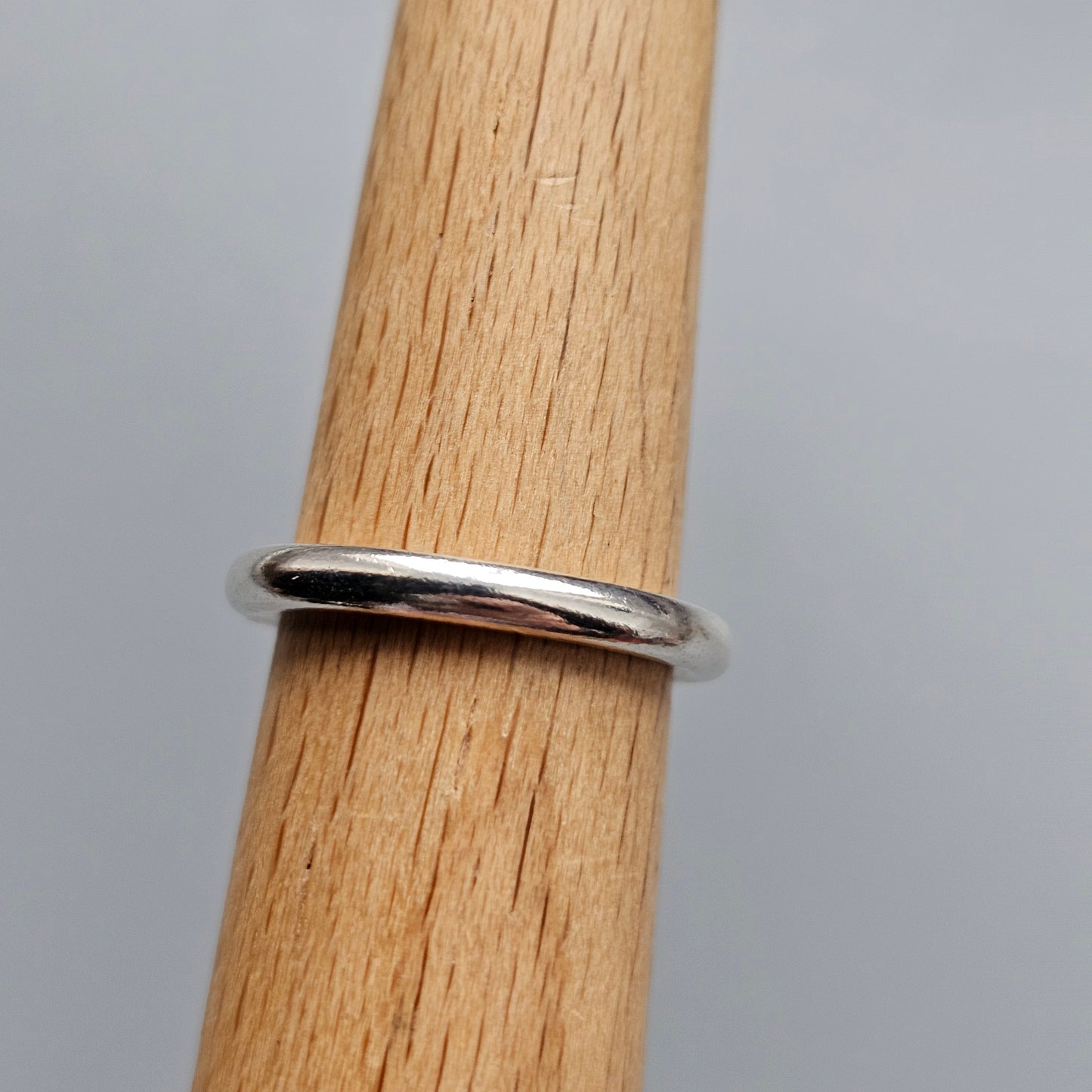 Sterling Silver & Blue Topaz Solitaire Ring