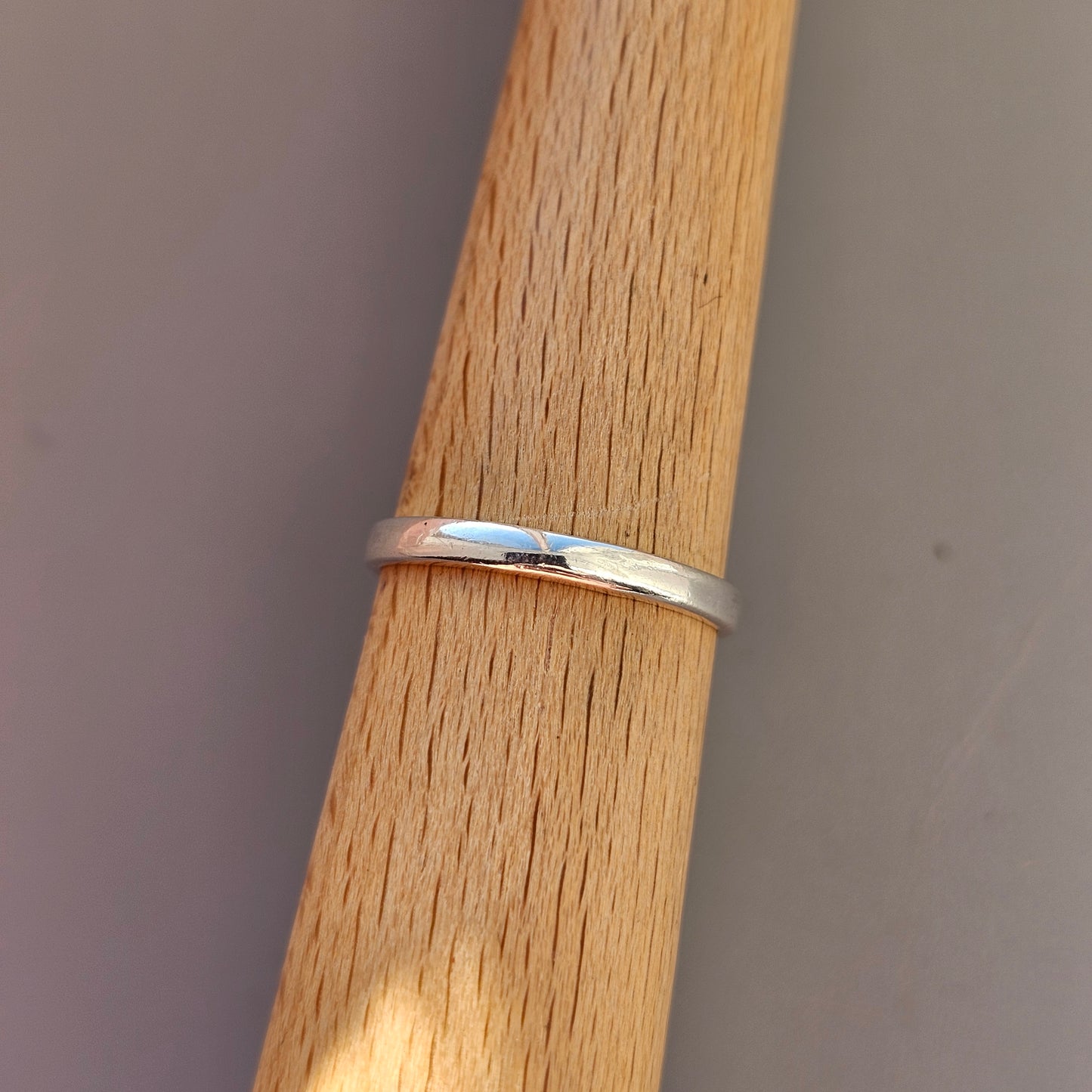 Sterling Silver & Black Star Diopside Solitaire Ring