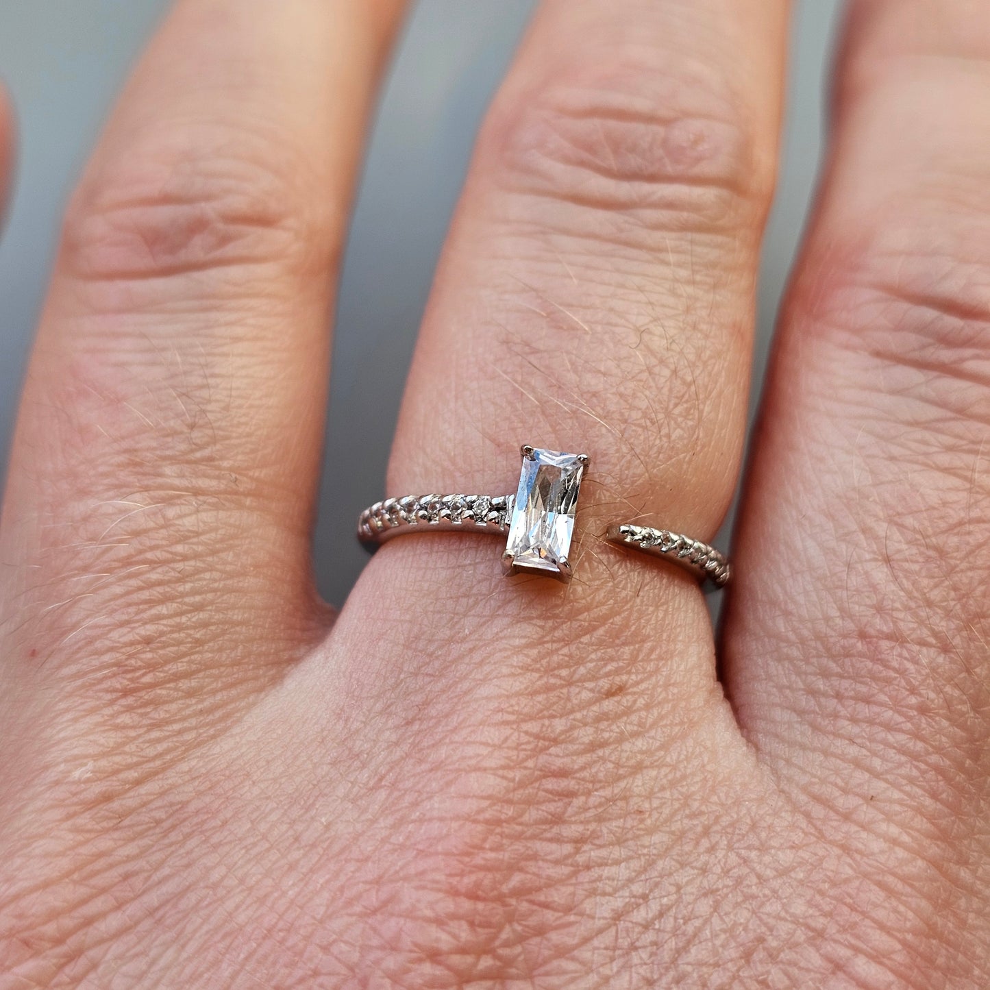 Open Sterling Silver Ring Band