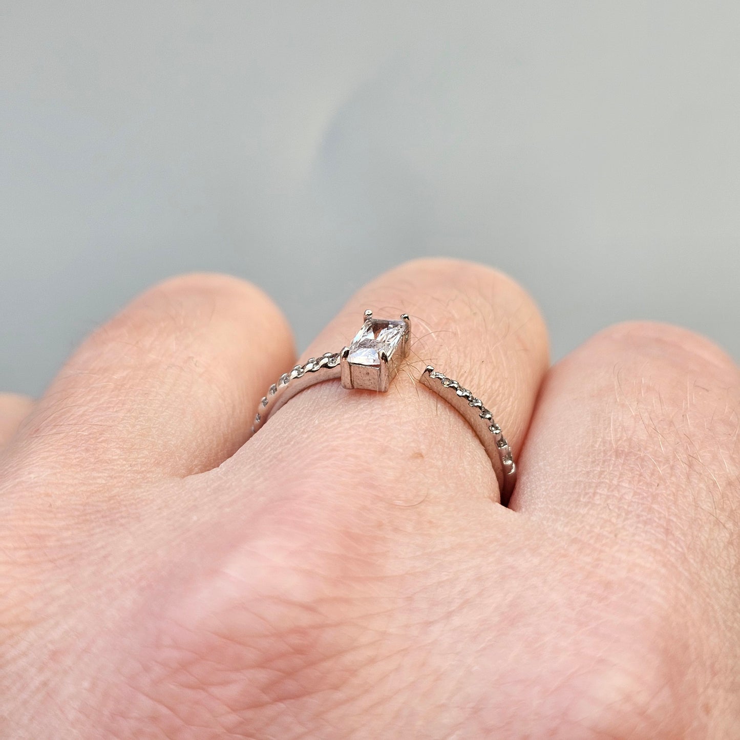 Open Sterling Silver Ring Band
