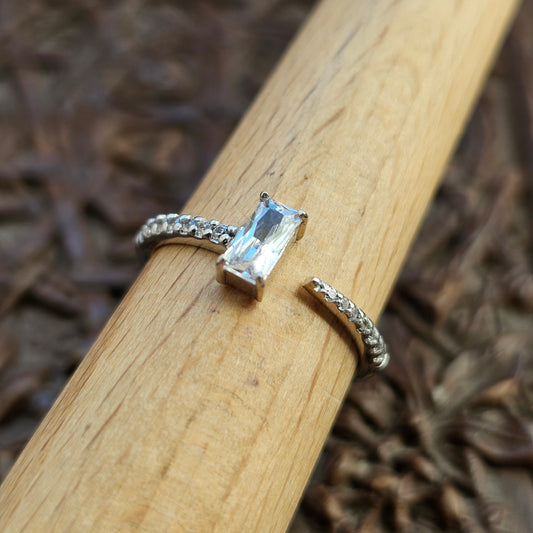 Open Sterling Silver Ring Band
