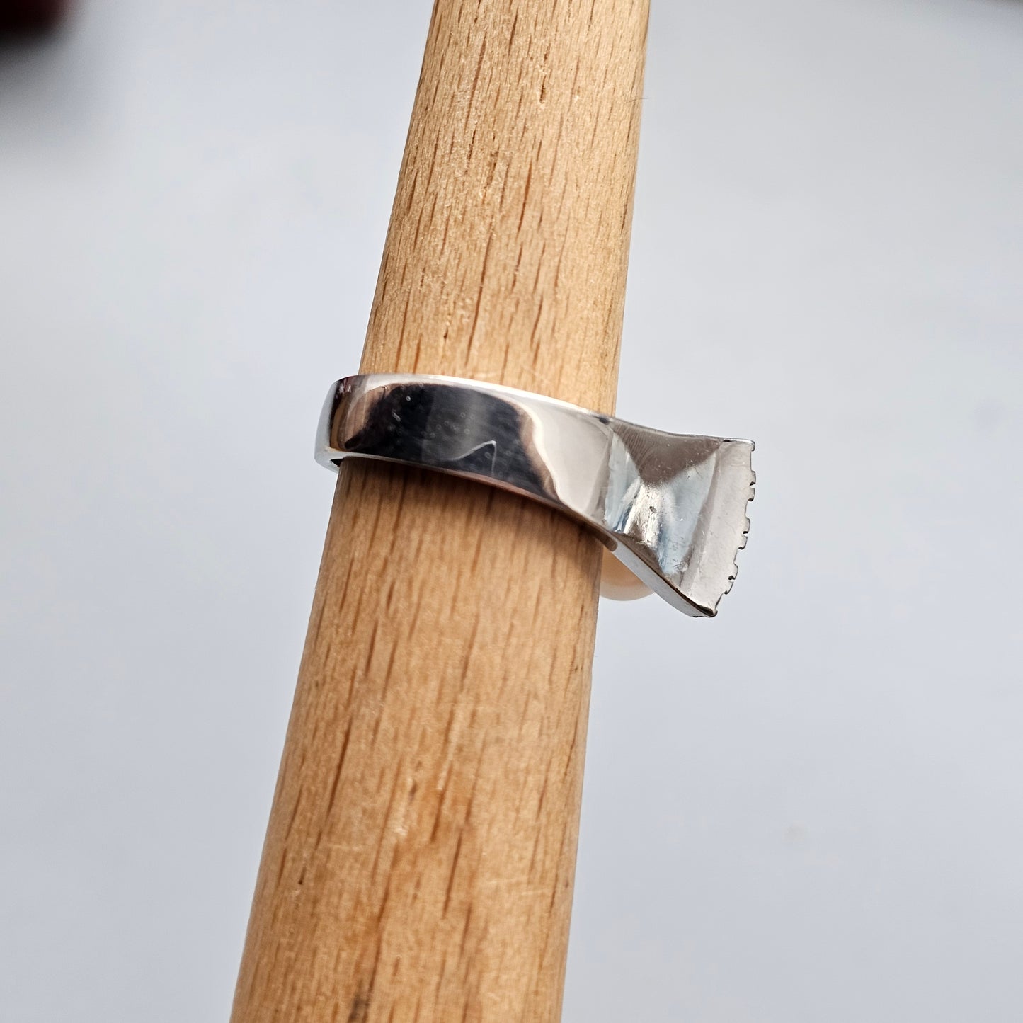 Finnish Sterling Silver, Pearl & Cubic Zirconia Ring Pirami