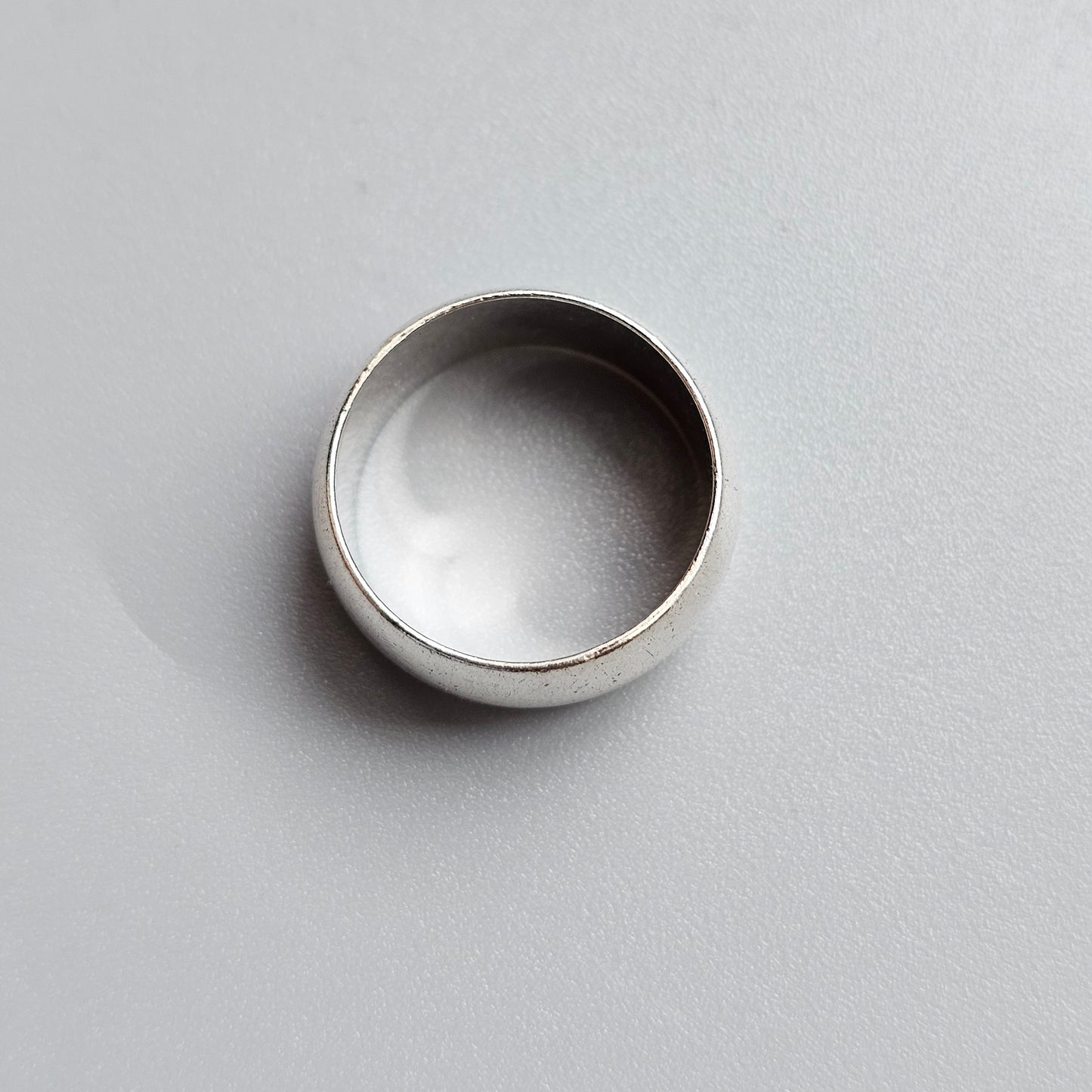 Vintage 1960s Sterling Silver Ring Band Hallmarked 1969