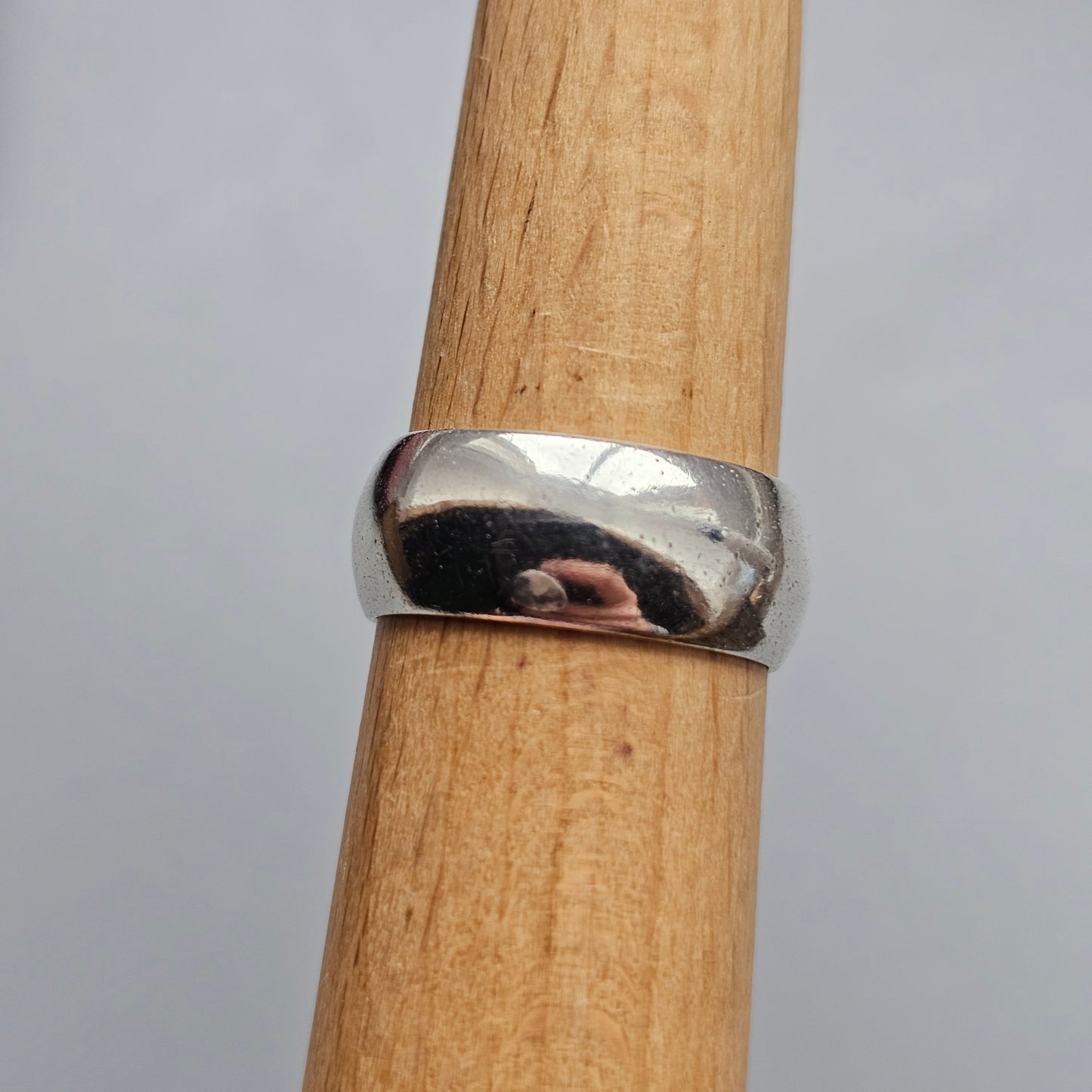 Vintage 1960s Sterling Silver Ring Band Hallmarked 1969