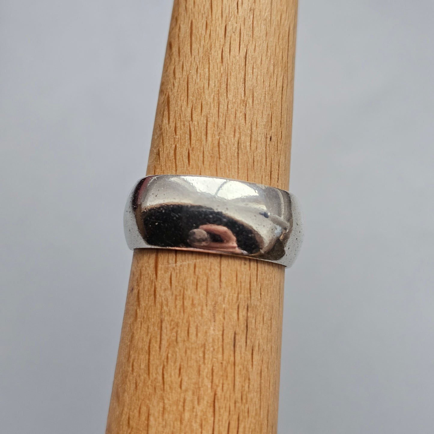 Vintage 1960s Sterling Silver Ring Band Hallmarked 1969