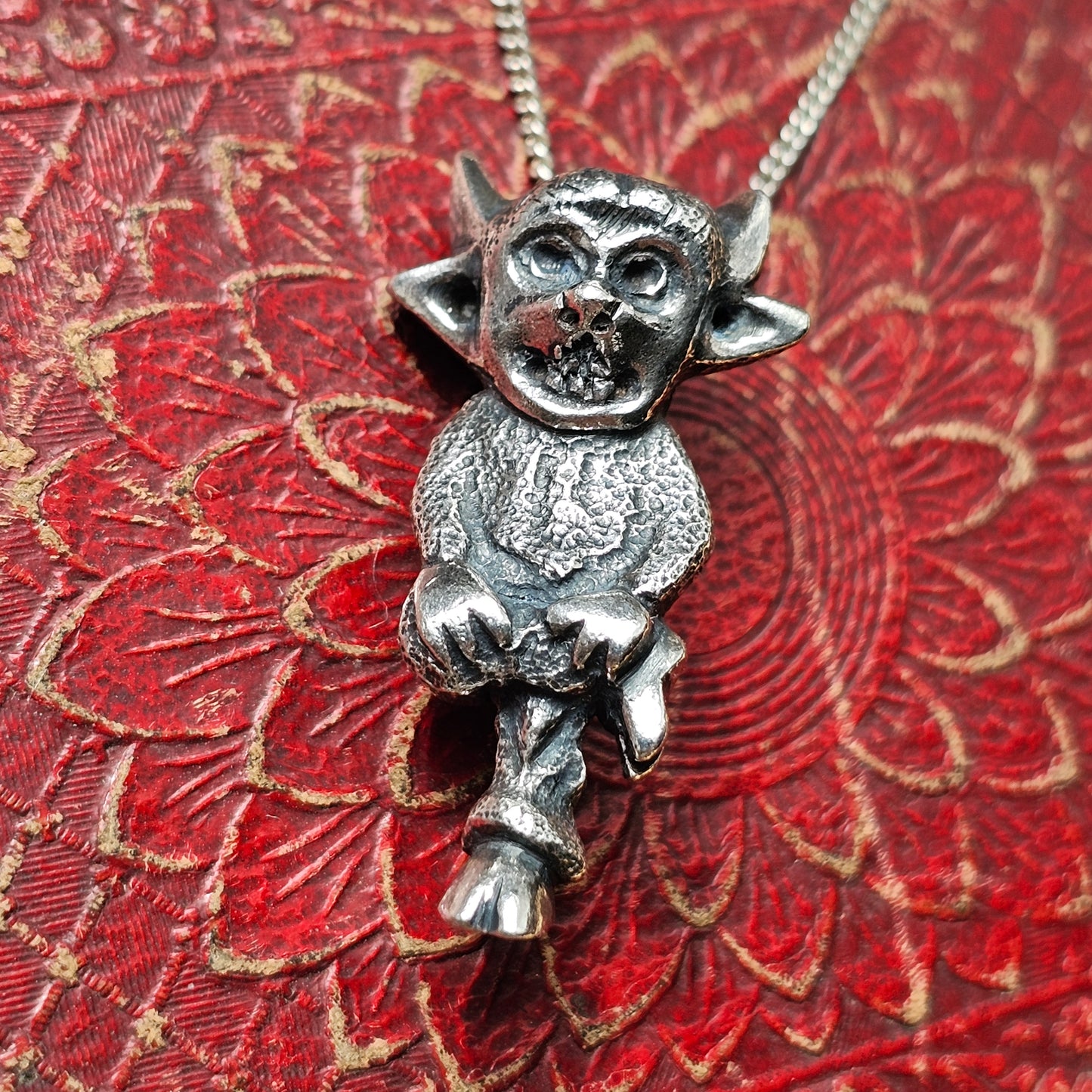 Sterling Silver Lincoln Imp Pendant Necklace 2018