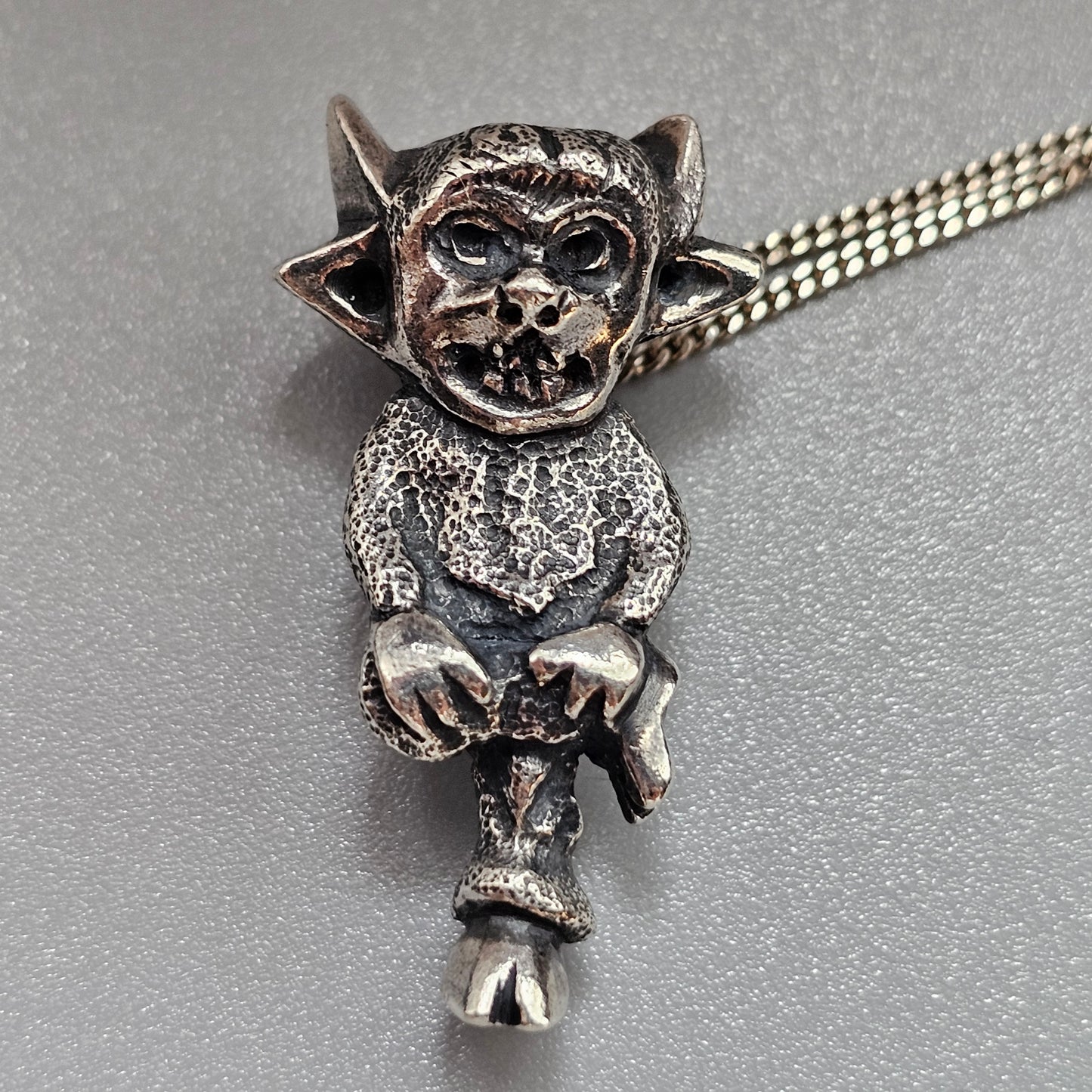 Sterling Silver Lincoln Imp Pendant Necklace 2018