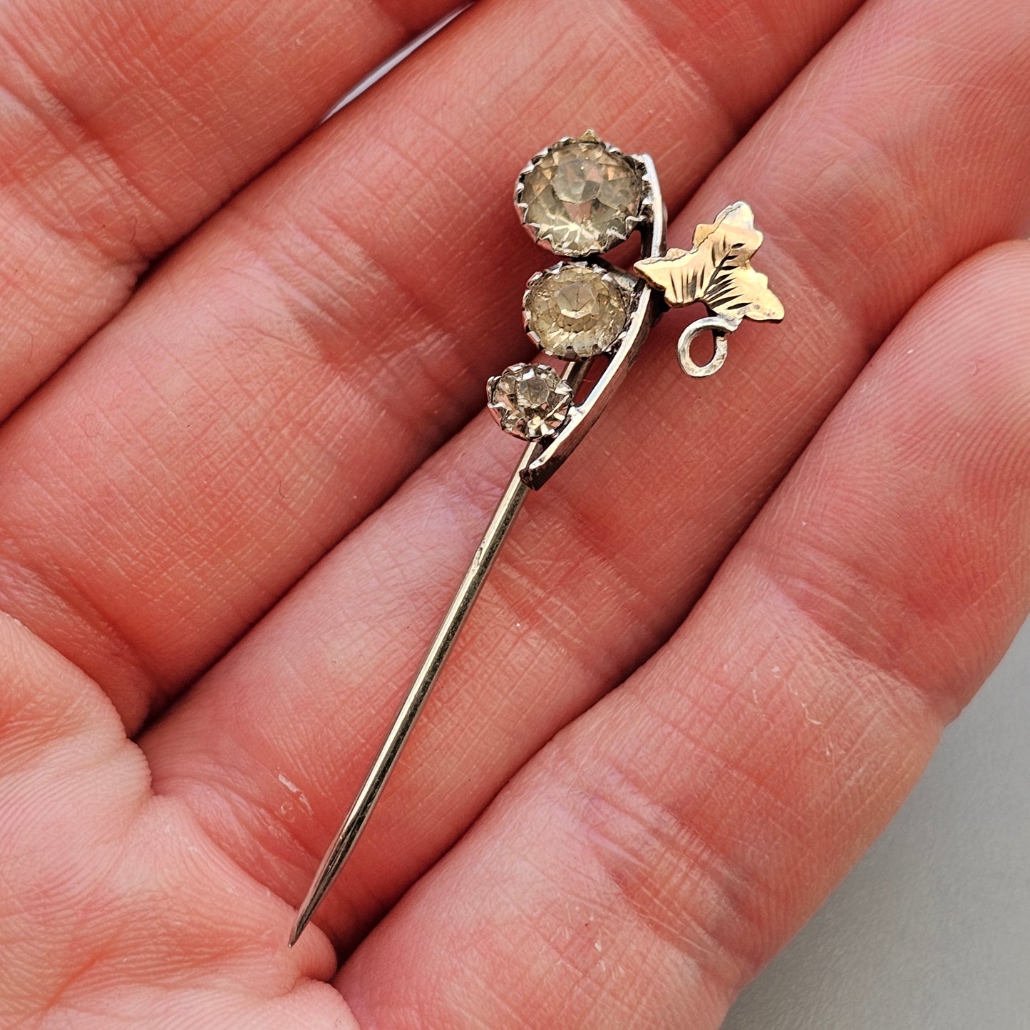 Antique Victorian Silver Stick Pin