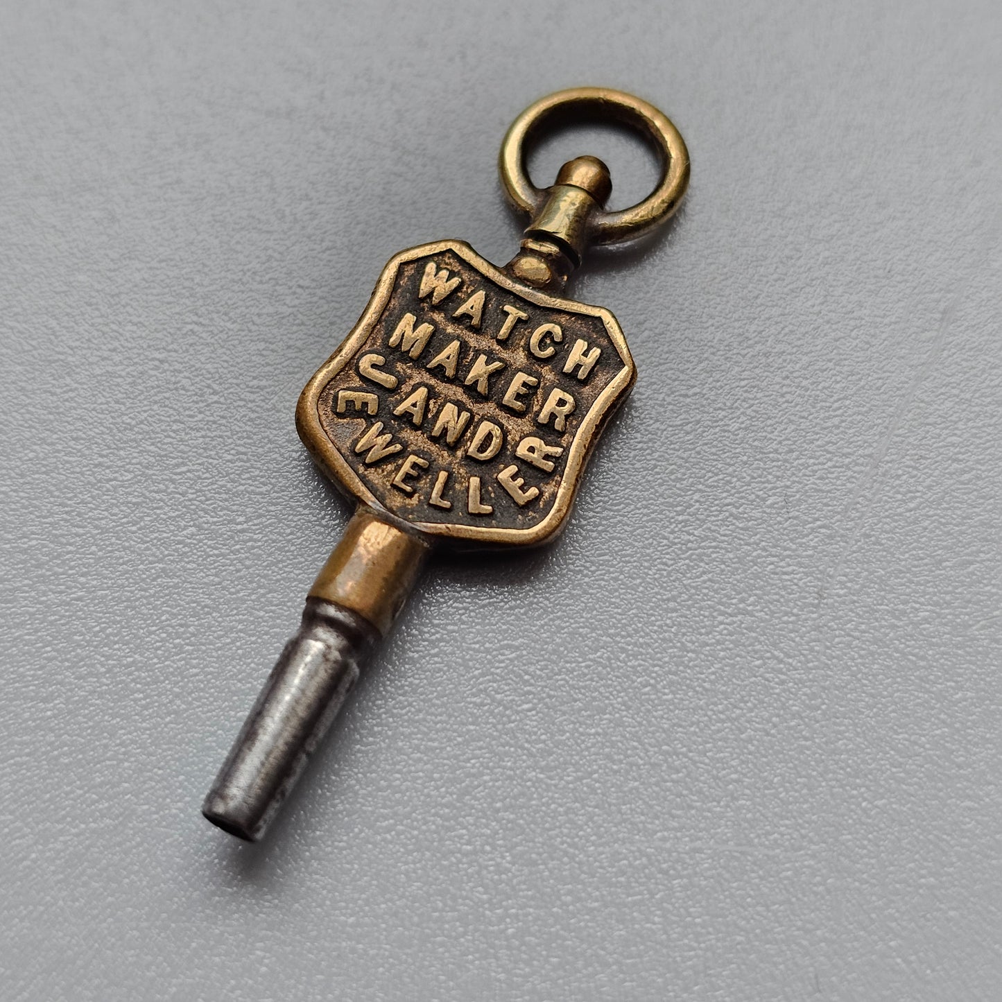 S.Krakauer 9 Cheapside Barnsley Watch Maker and Jeweller Antique Advertising Pocket Watch Key