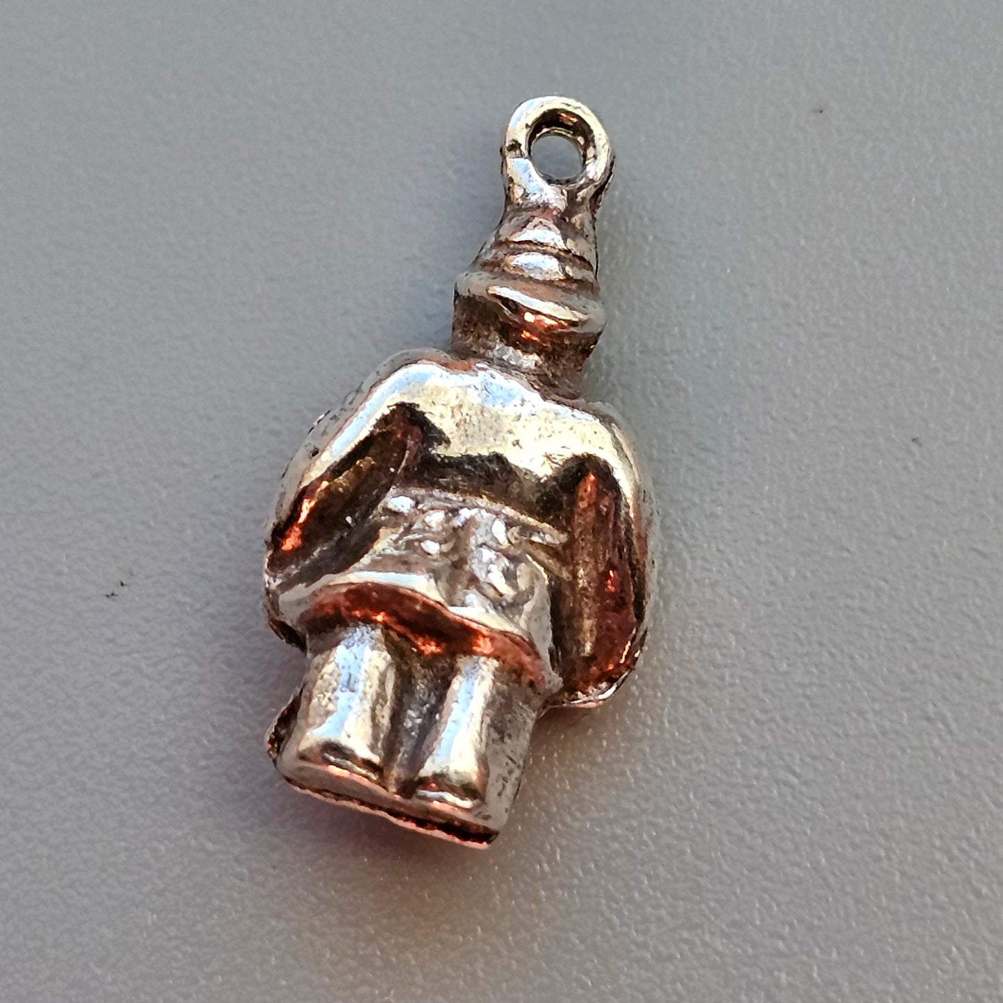 Vintage Silver British Police Bobby Bracelet Charm Pendant
