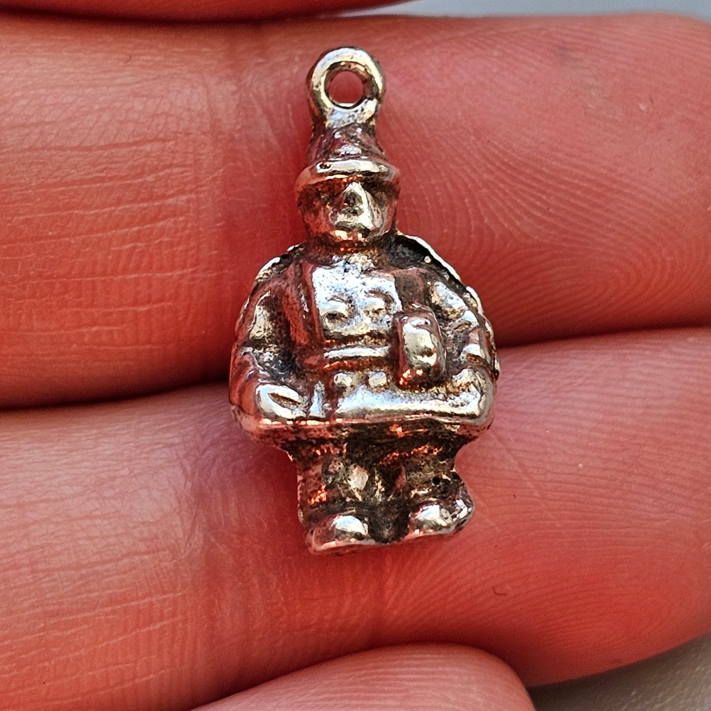 Vintage Silver British Police Bobby Bracelet Charm Pendant