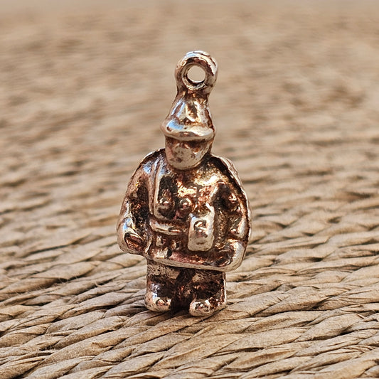 Vintage Silver British Police Bobby Bracelet Charm Pendant