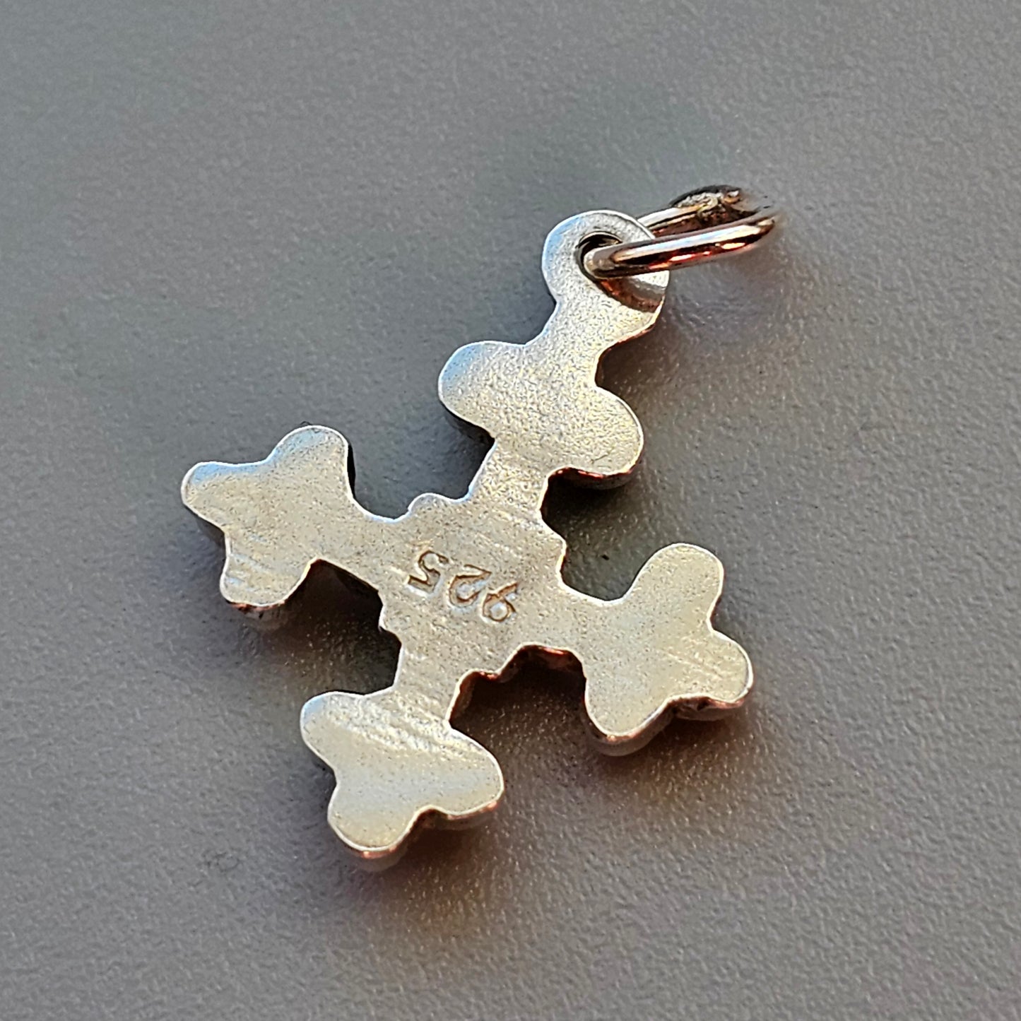 Vintage Silver Cross Necklace Pendant