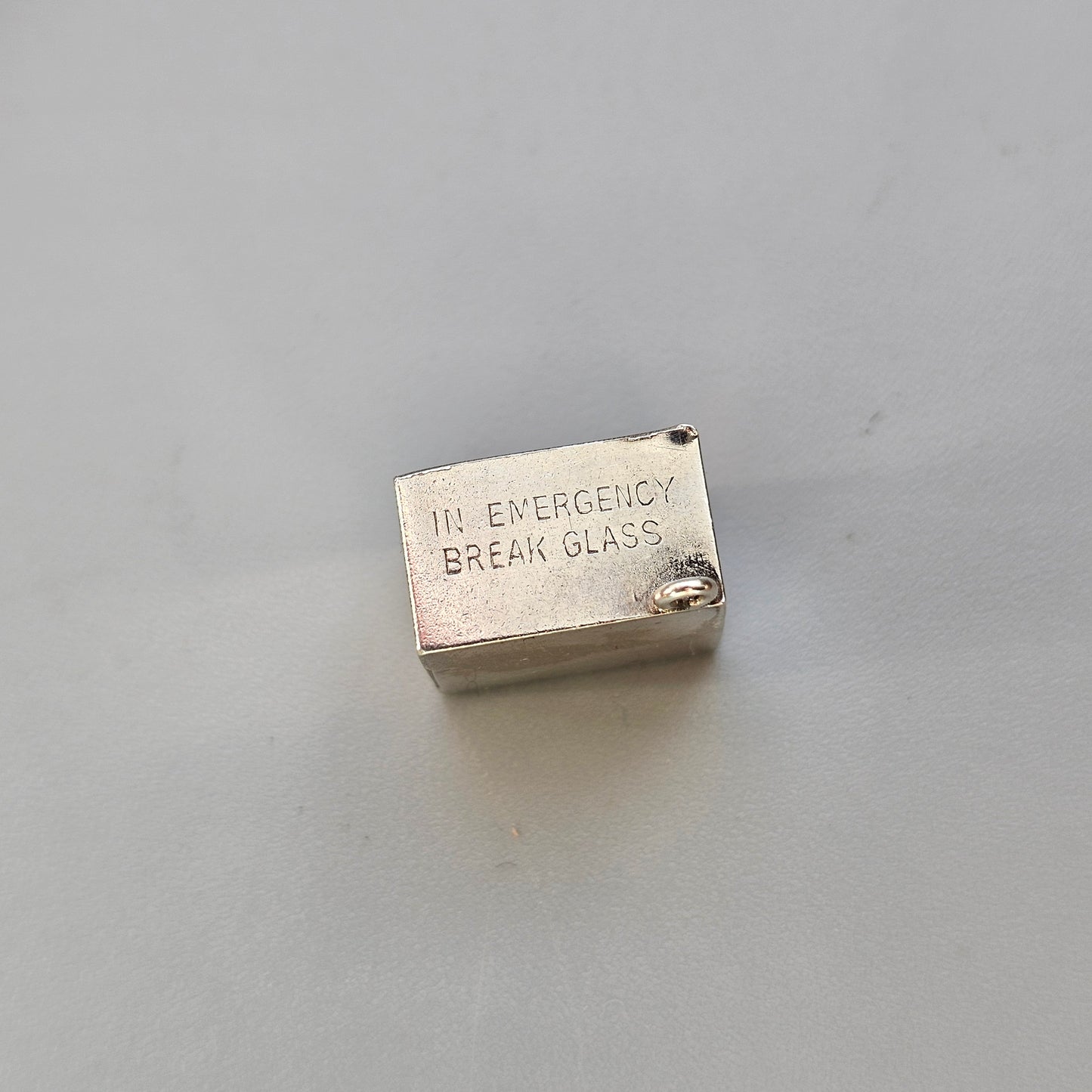 Vintage Sterling Silver Emergency Money £1 Note Charm