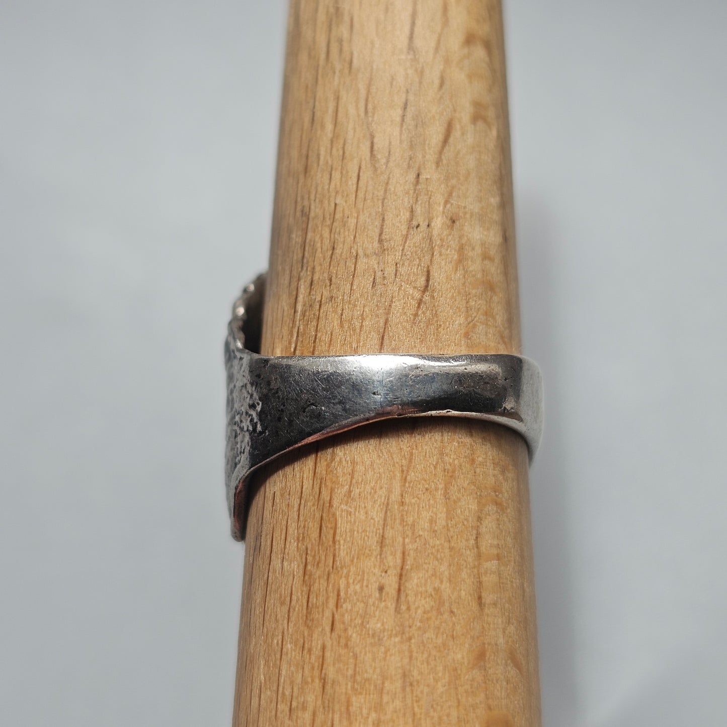 Vintage Sterling Silver Native American Chief Head Ring