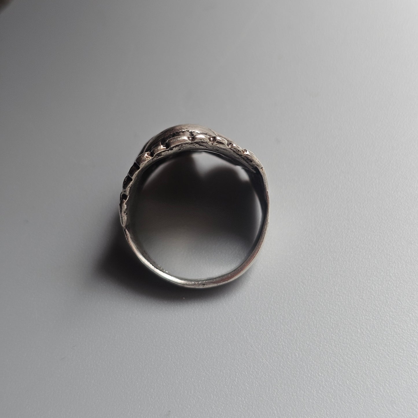 Vintage Sterling Silver Native American Chief Head Ring
