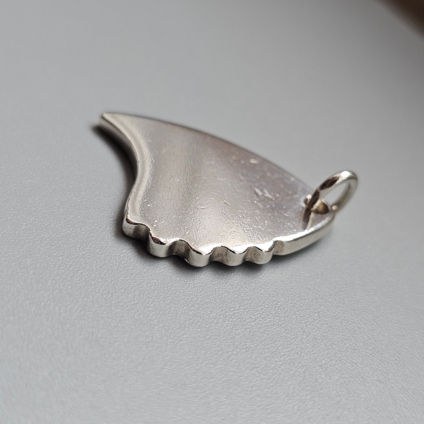 Sterling Silver Hedgehog Pendant Keyring Charm Scottish Hallmarked
