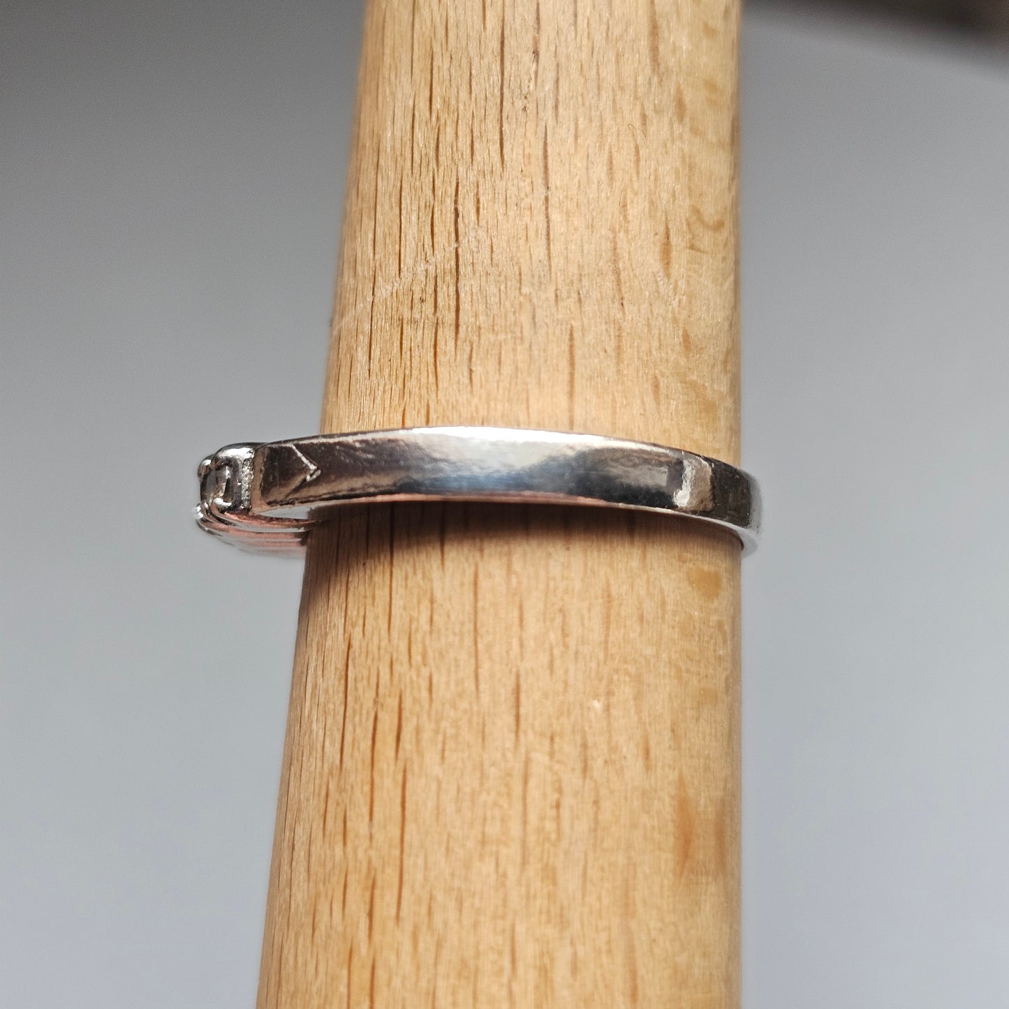 Vintage Sterling Silver Cubic Zirconia Five Stone Ring