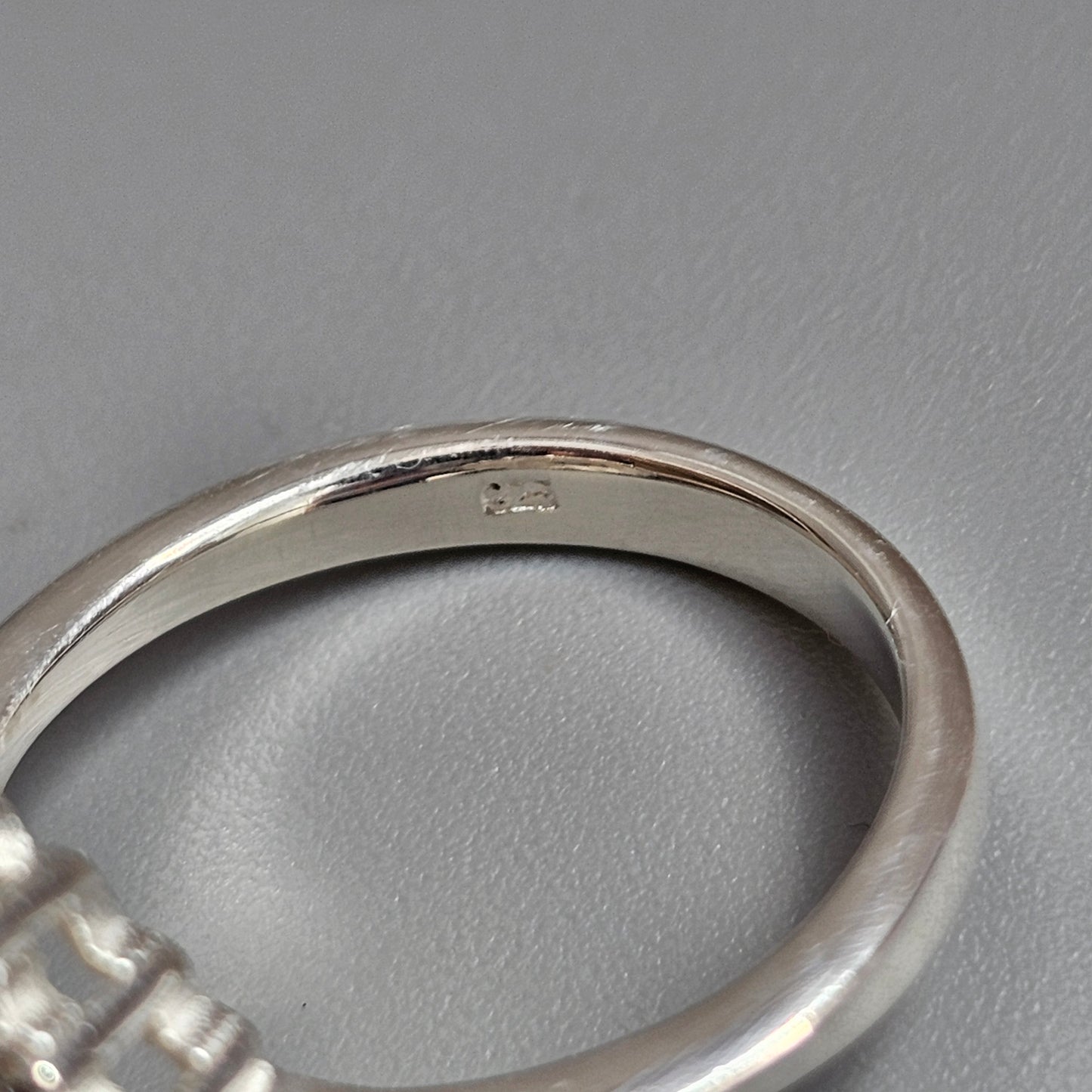Sterling Silver Pear Cut Cubic Zirconia Halo Ring