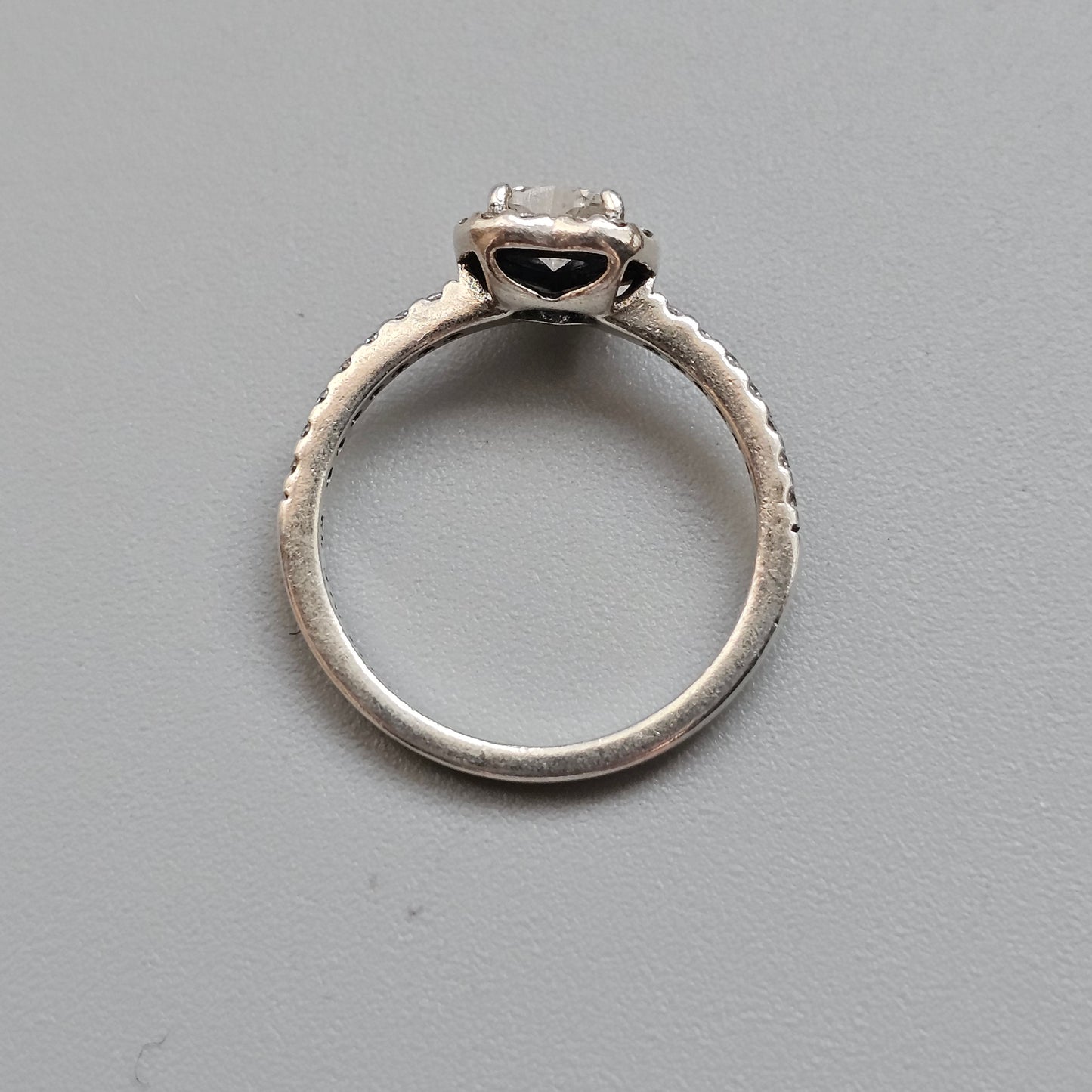 Pandora Sterling Silver Heart Ring Size 52