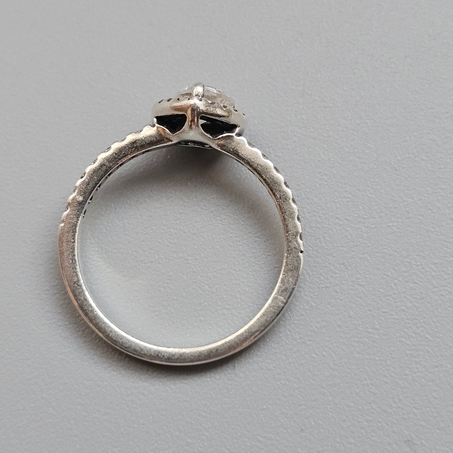Pandora Sterling Silver Heart Ring Size 52