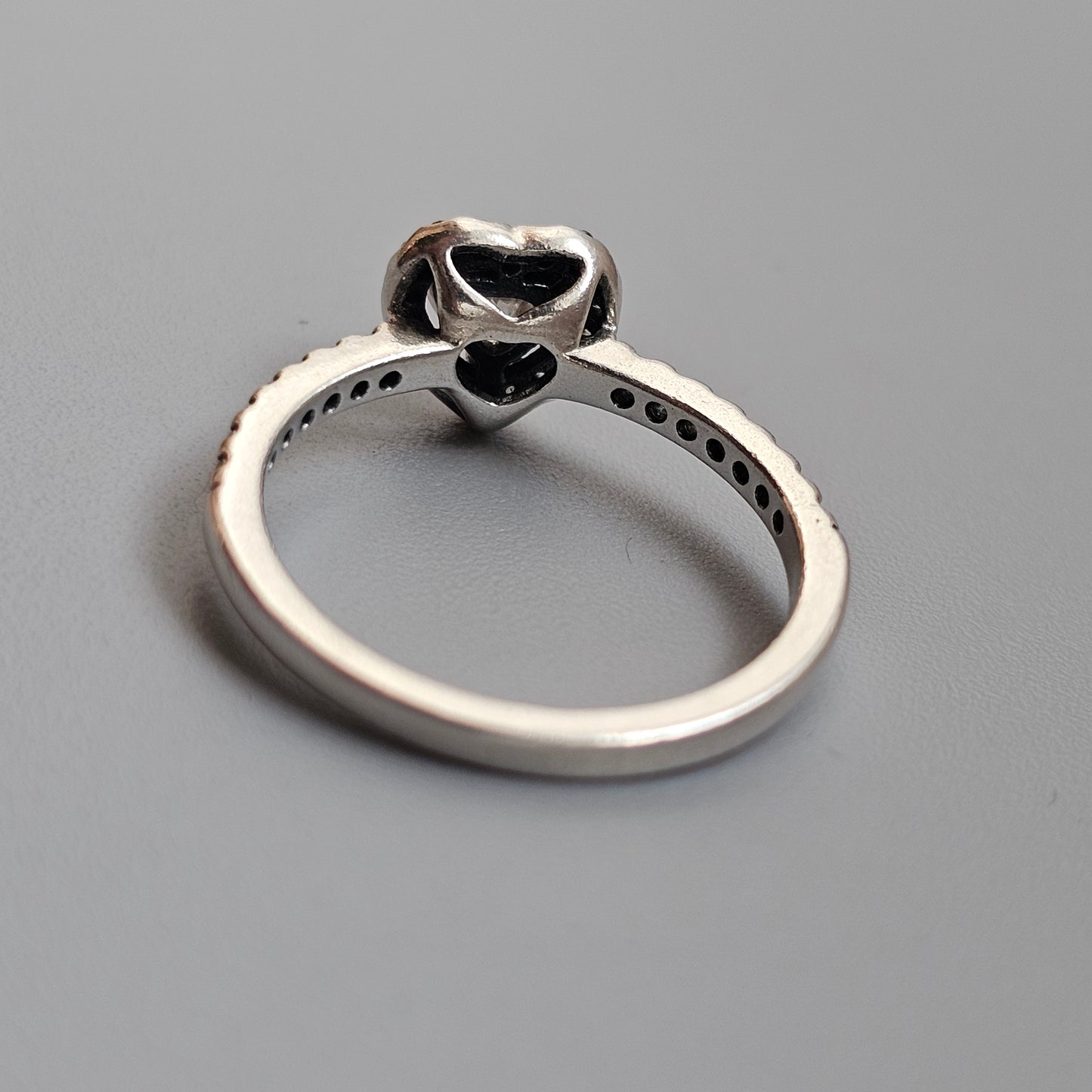 Pandora Sterling Silver Heart Ring Size 52