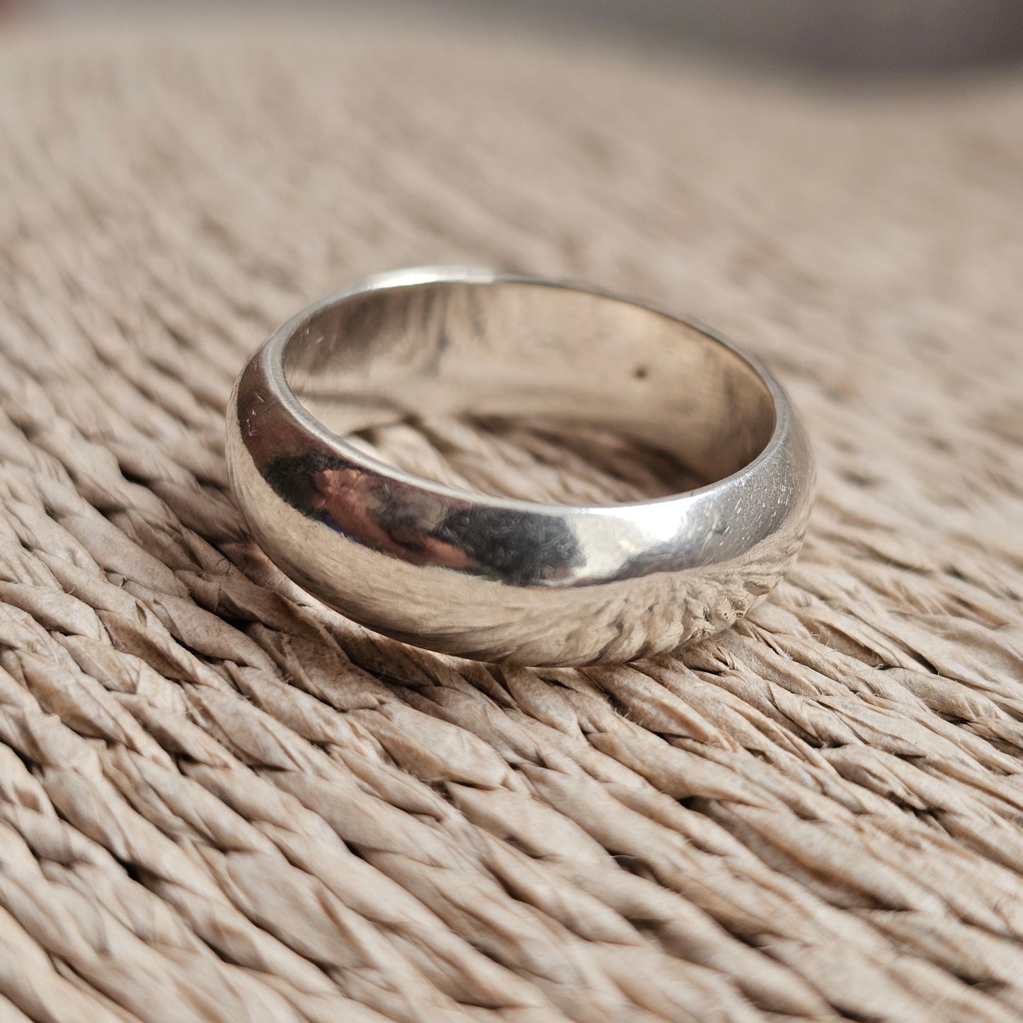 Sterling Silver Polished Band Ring