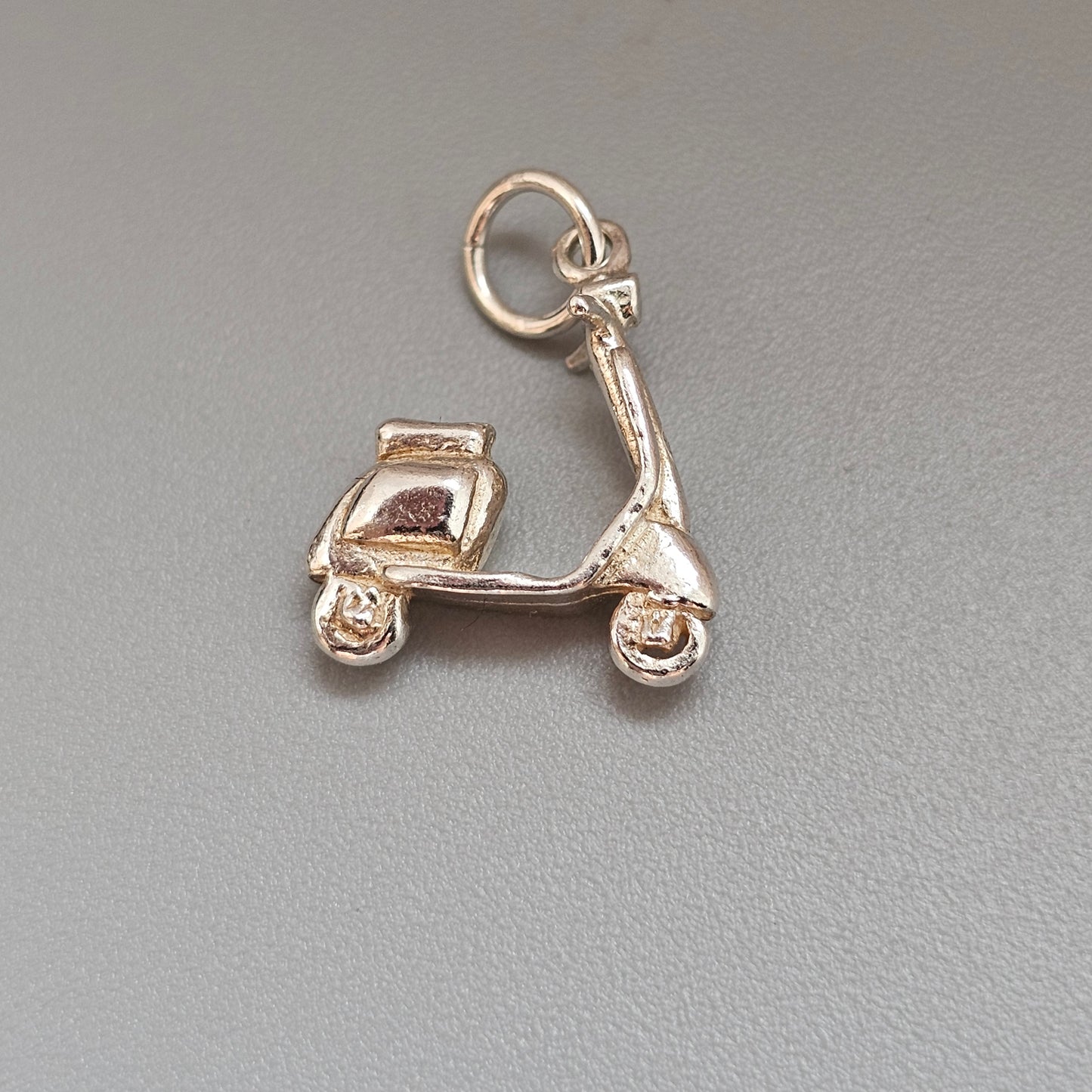 Vintage Sterling Silver Scooter Vespa Charm