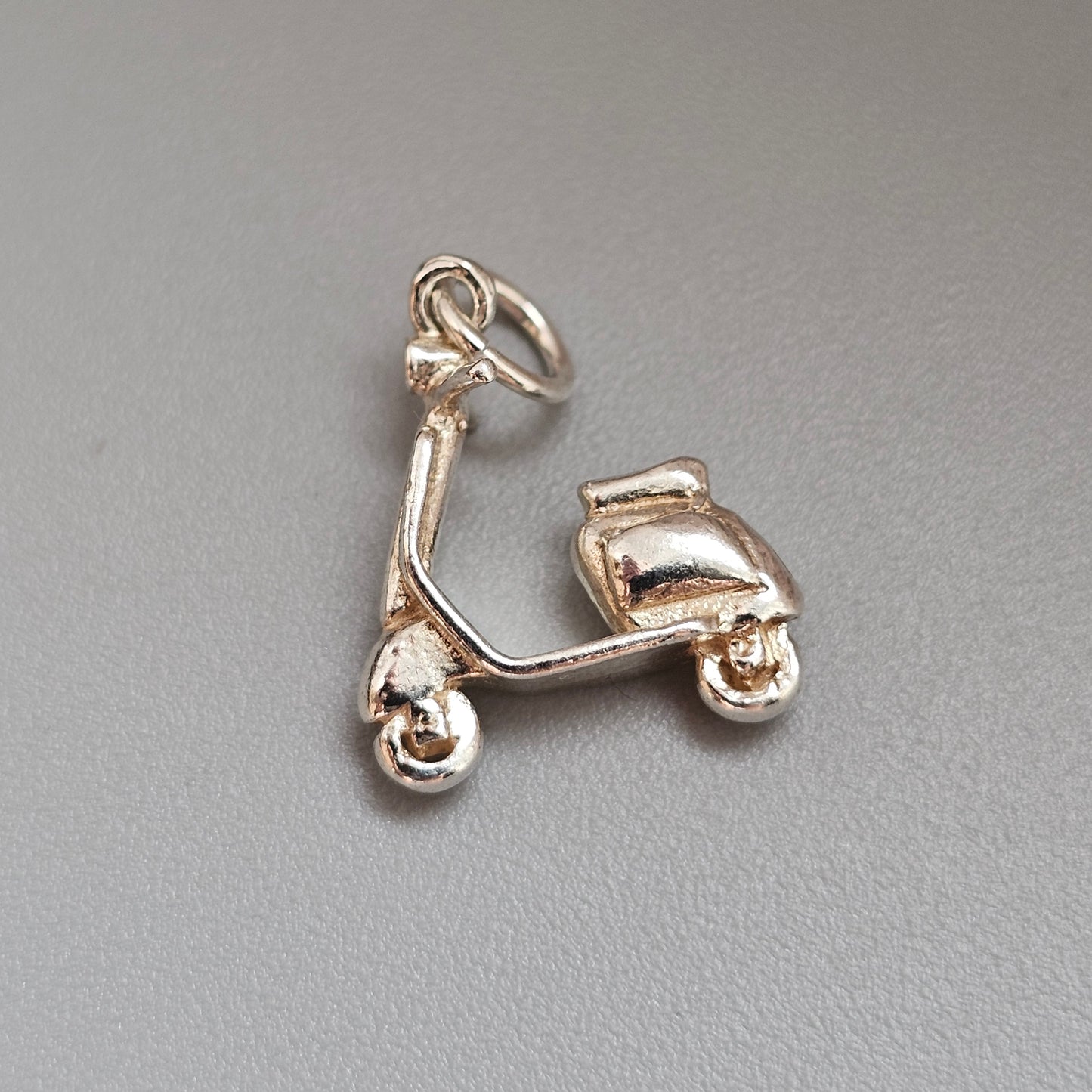 Vintage Sterling Silver Scooter Vespa Charm