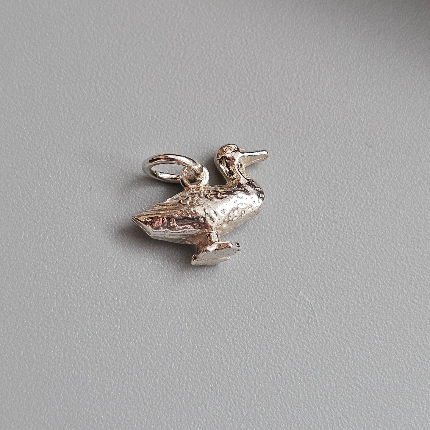 Vintage Sterling Silver Duck Charm