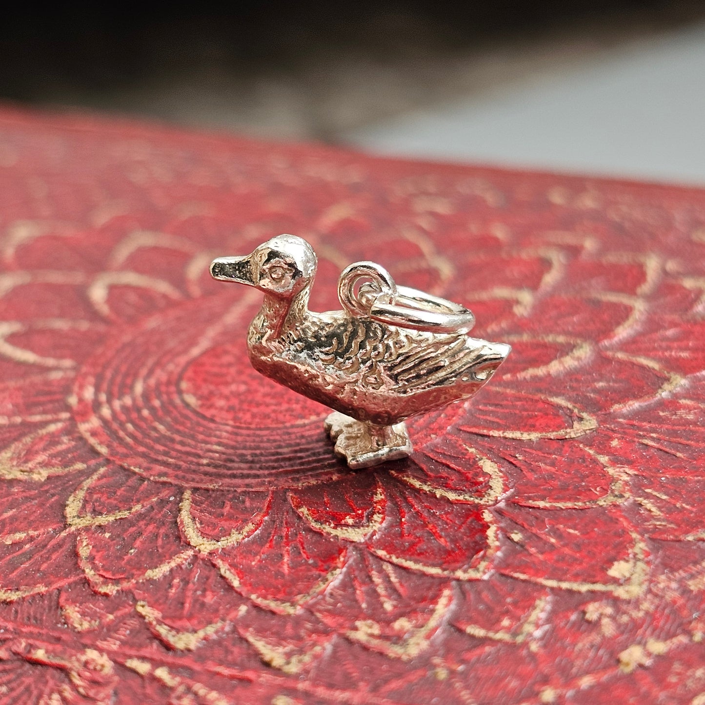 Vintage Sterling Silver Duck Charm