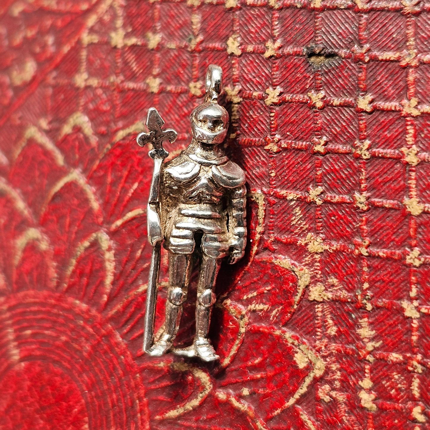 Vintage Sterling Silver Medieval Knight Charm