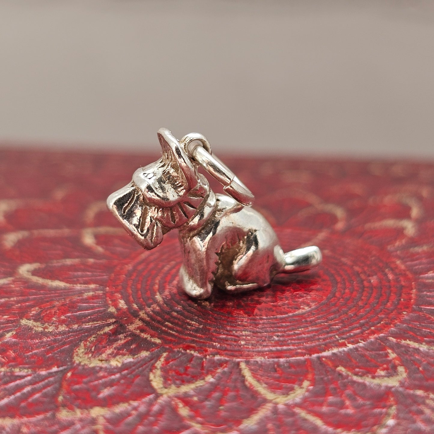 Vintage Sterling Silver Scottie Dog Charm