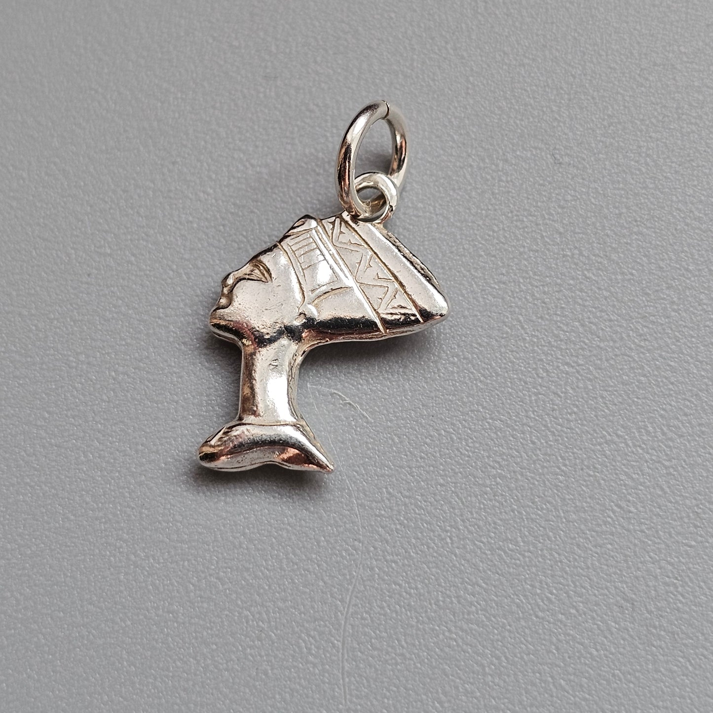 Vintage Sterling Silver Nefertiti Charm