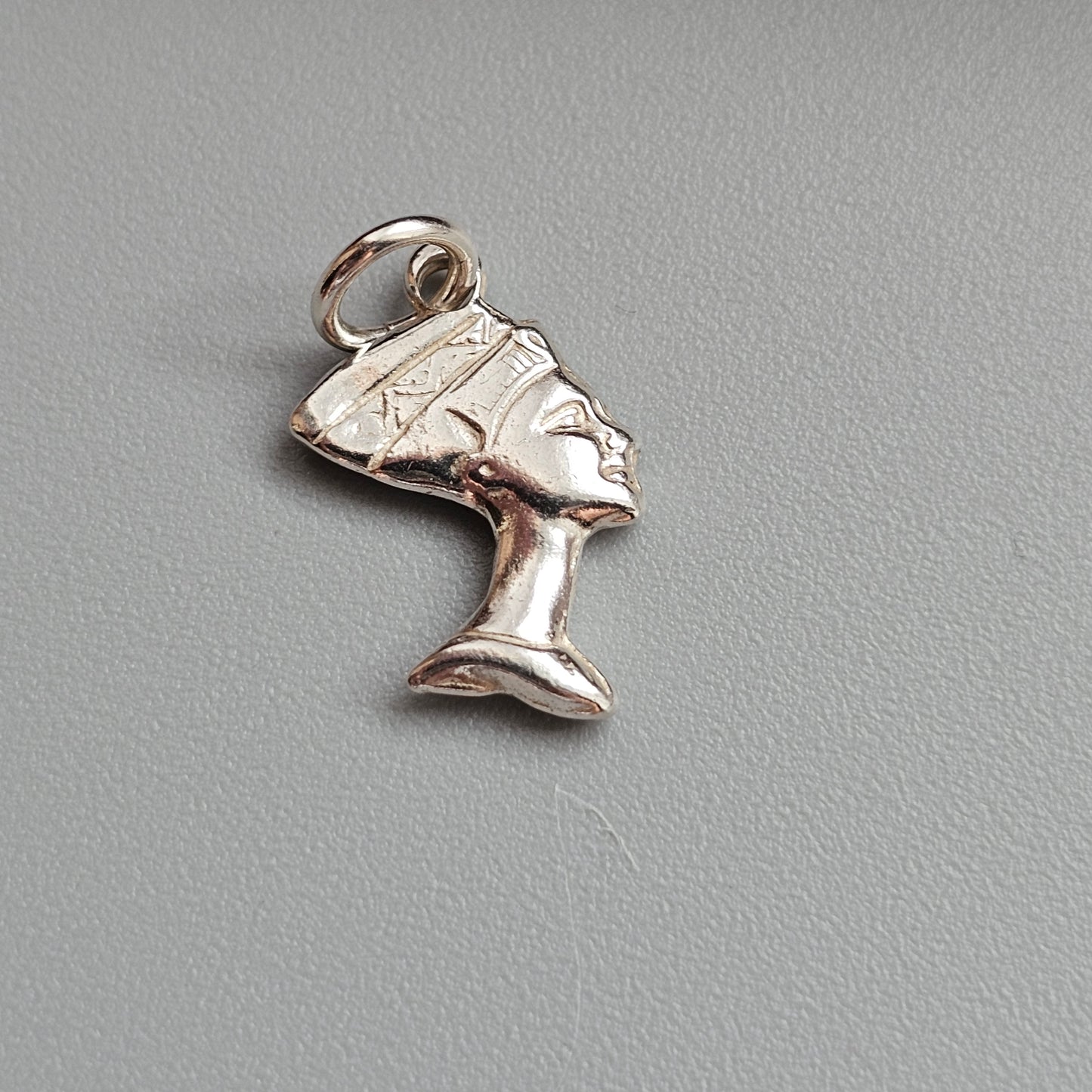 Vintage Sterling Silver Nefertiti Charm