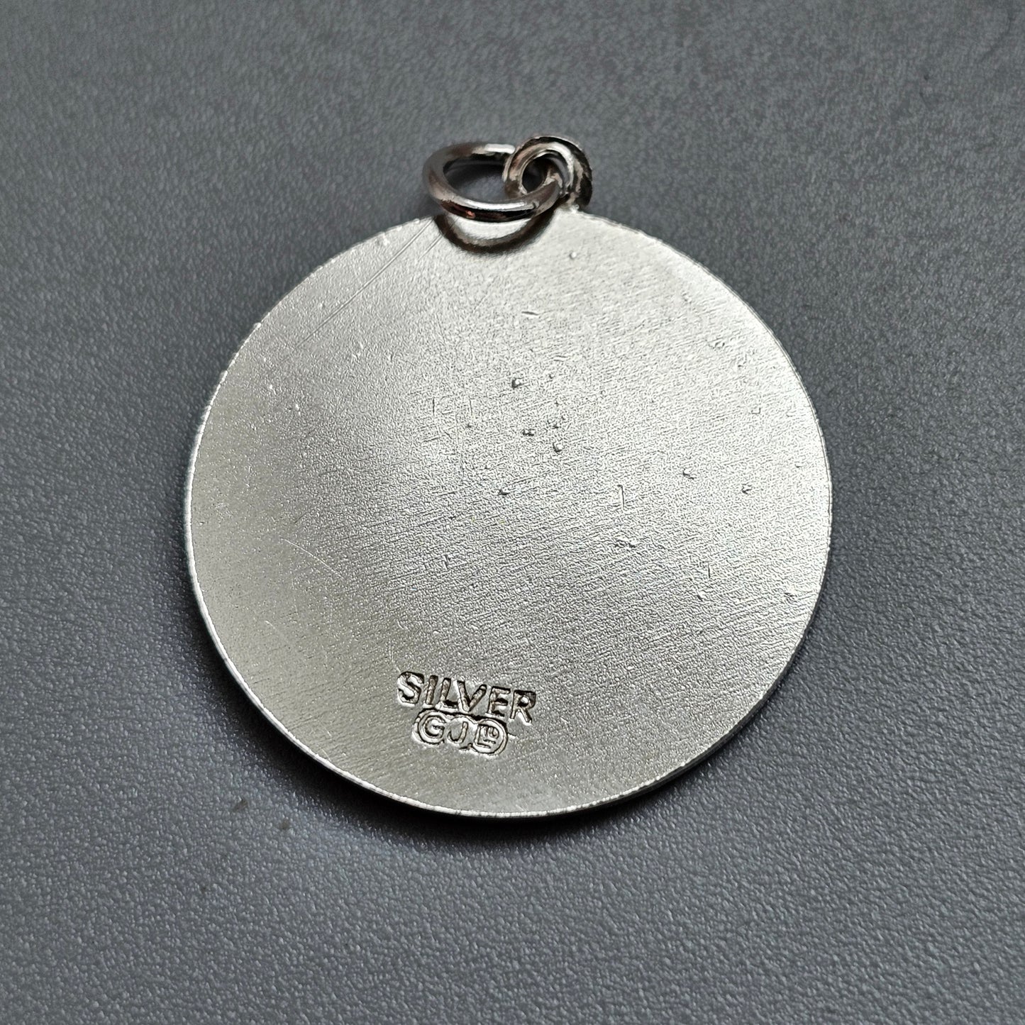 Vintage Georg Jensen Ltd Silver St Christopher Pendant