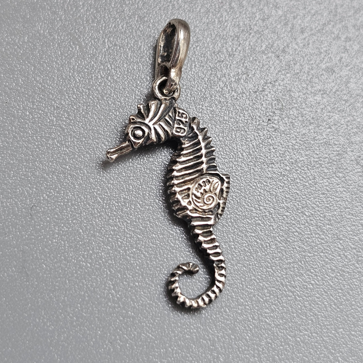 Sterling Silver Seahorse Pendant Charm