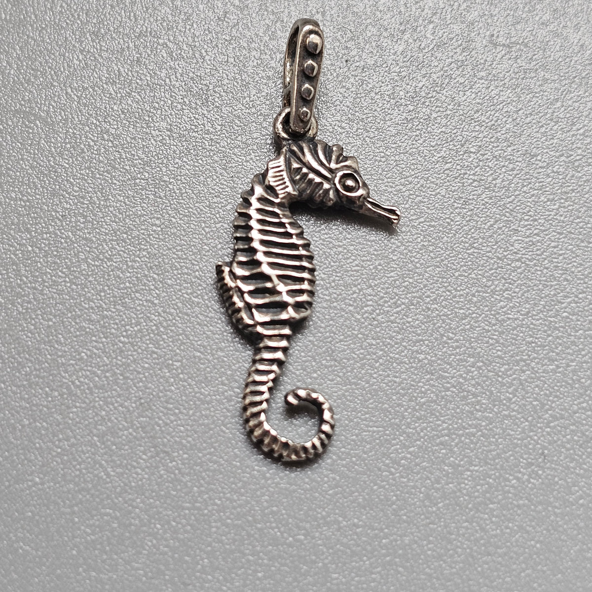 Sterling Silver Seahorse Pendant Charm