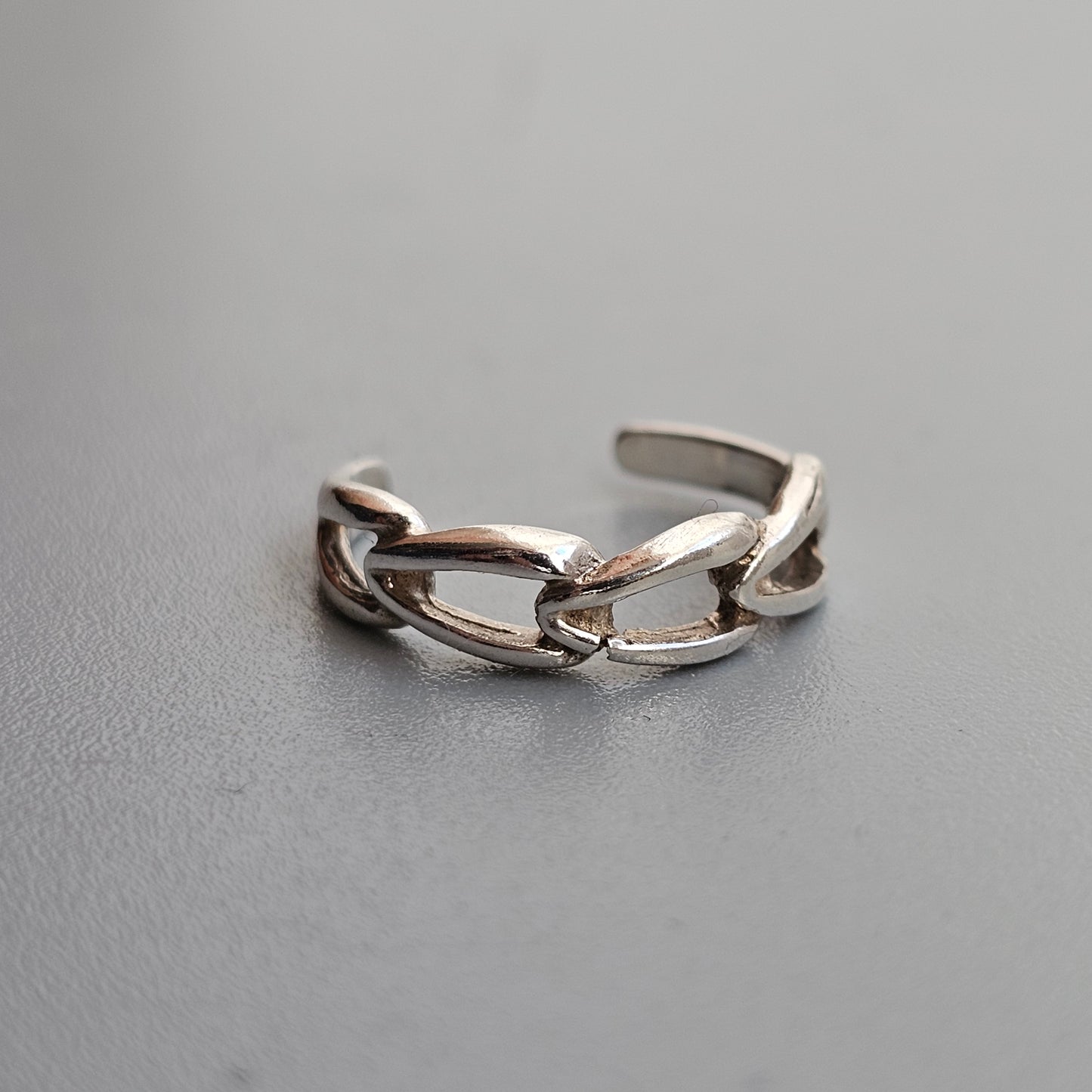 Sterling Silver Open Link Toe Ring