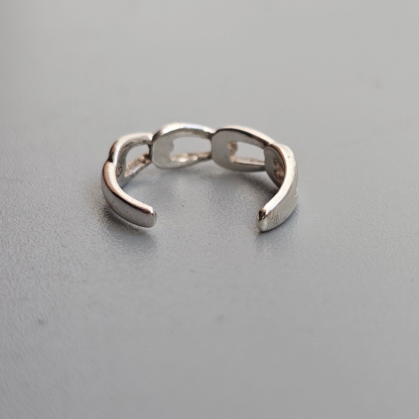 Sterling Silver Open Link Toe Ring