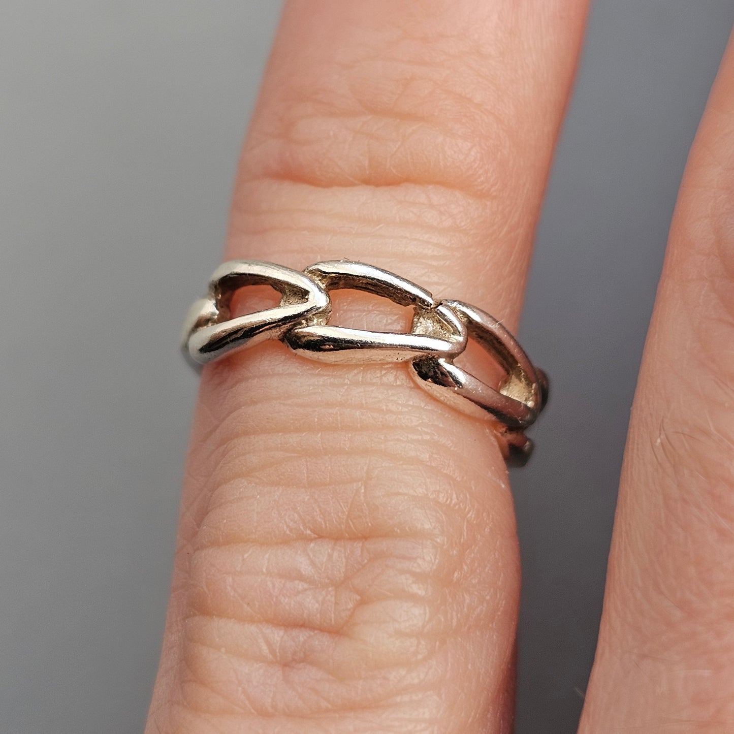 Sterling Silver Open Link Toe Ring
