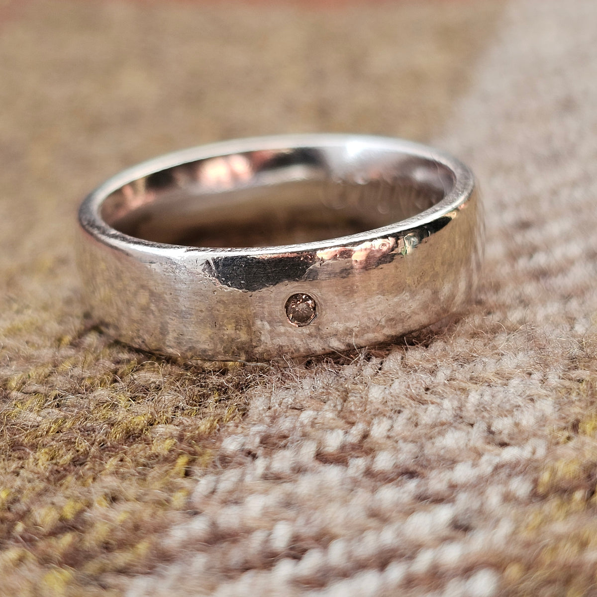 Viventy Sterling Silver Diamond Band Ring