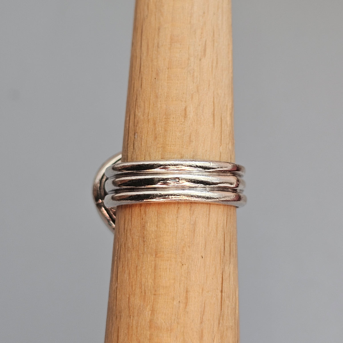 Large Rainbow Moonstone Sterling Silver Statement Ring
