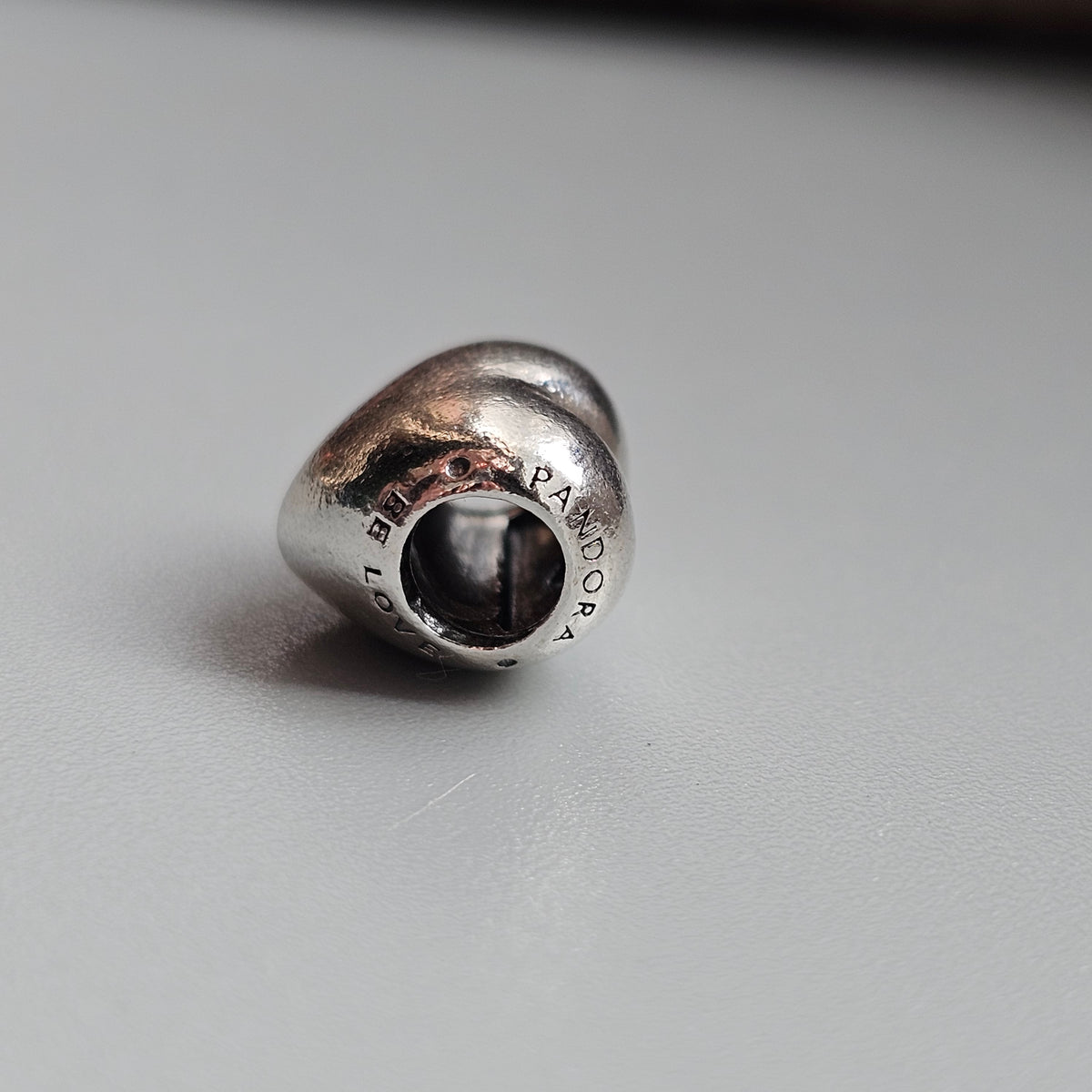 Pandora Moments Sterling Silver Be Love Heart Charm