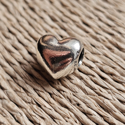 Pandora Moments Sterling Silver Be Love Heart Charm
