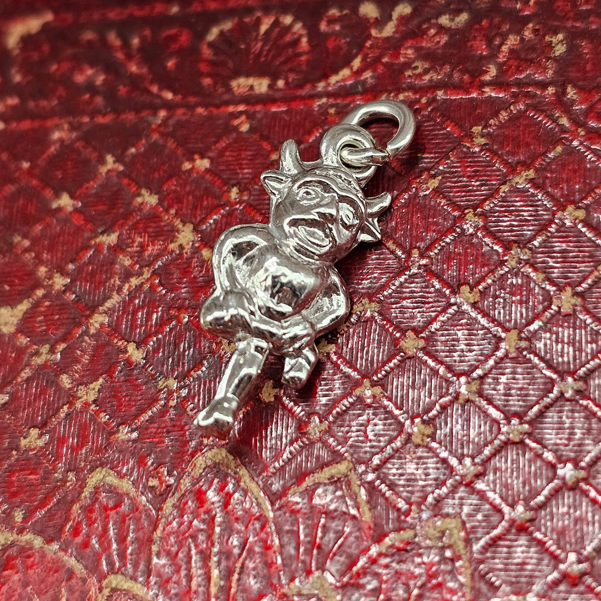 Vintage Silver Lincoln Imp Charm Pendant