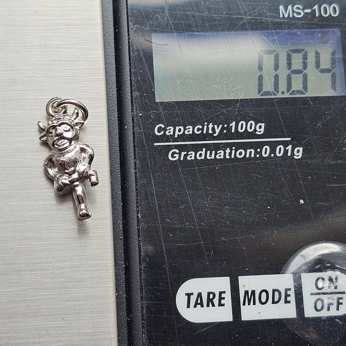Vintage Silver Lincoln Imp Charm Pendant