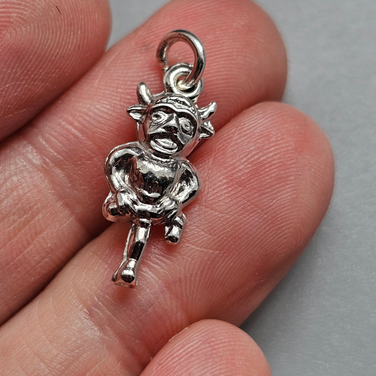 Vintage Silver Lincoln Imp Charm Pendant